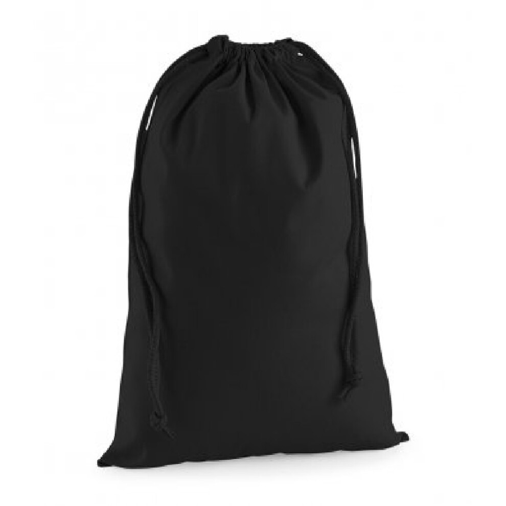 (M, Black) Westford Mill Premium Cotton Stuff Bag-image-OPC-P52WNH2-NEW