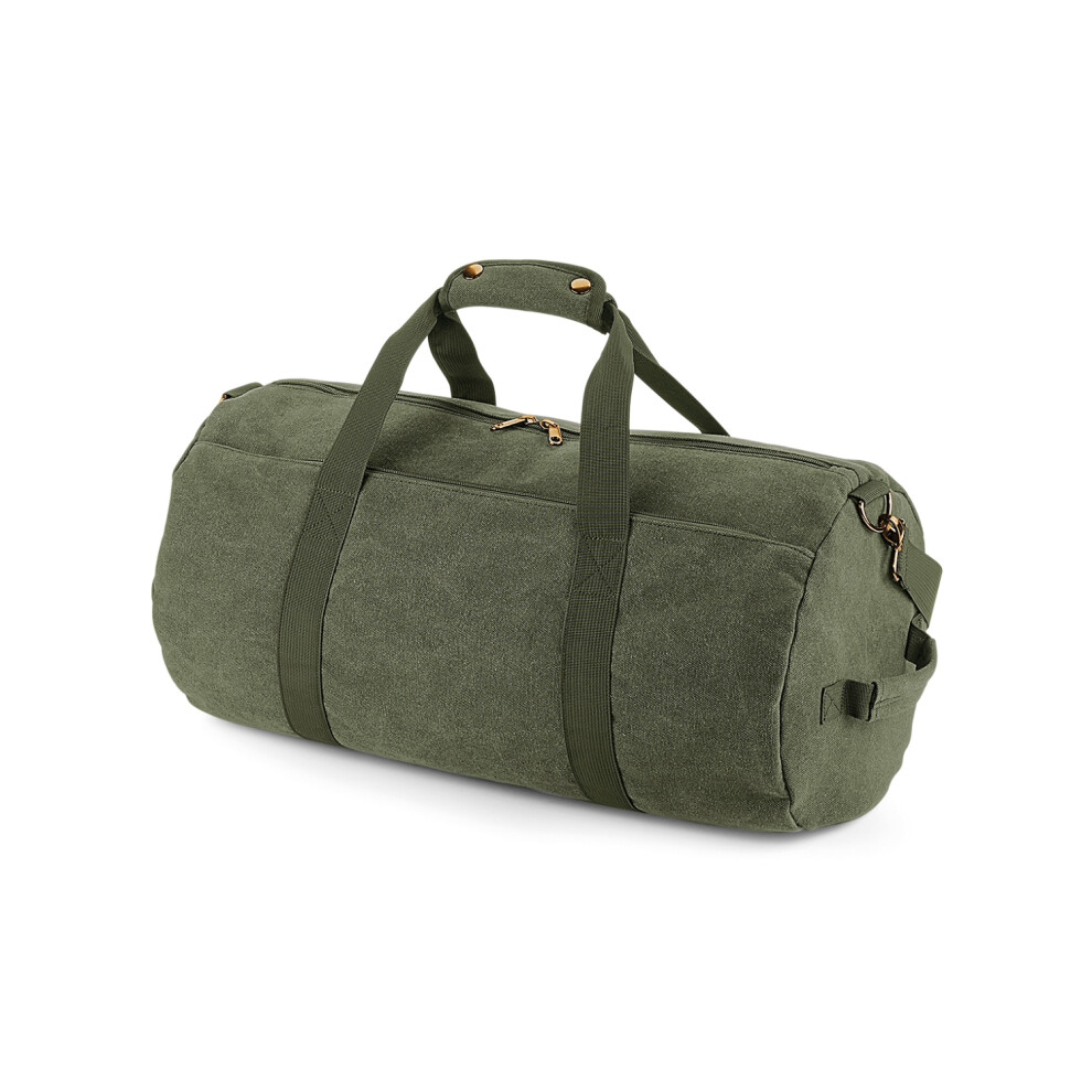 Vintage Canvas Duffle Bag