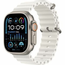 Apple Watch Ultra 2 Cellular, 49mm Titanium Case With White Ocean Band - MREJ3B/A - Refurbished