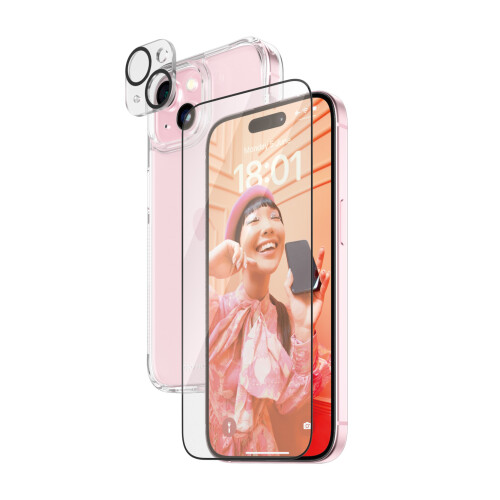 Panzer Glass Powerful 3 in 1 Bundle Pack for iPhone 15 6.1" - B1172+2809