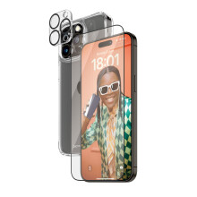 Panzer Glass Powerful 3 in 1 Bundle Pack for iPhone 15 Pro Max 6.7" - B1172+2812