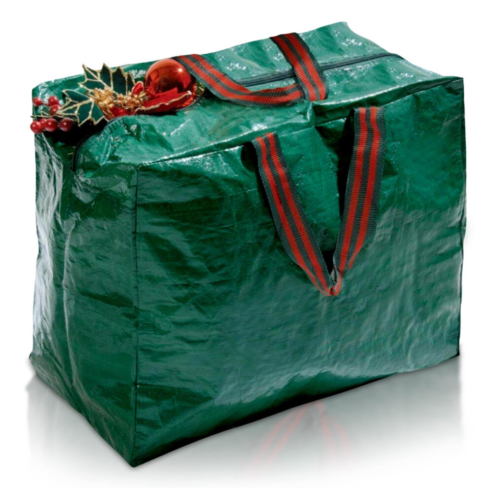 GEEZY Large Christmas Lights Storage Bag Zip Handles Decoration Bauble Wrapping Paper