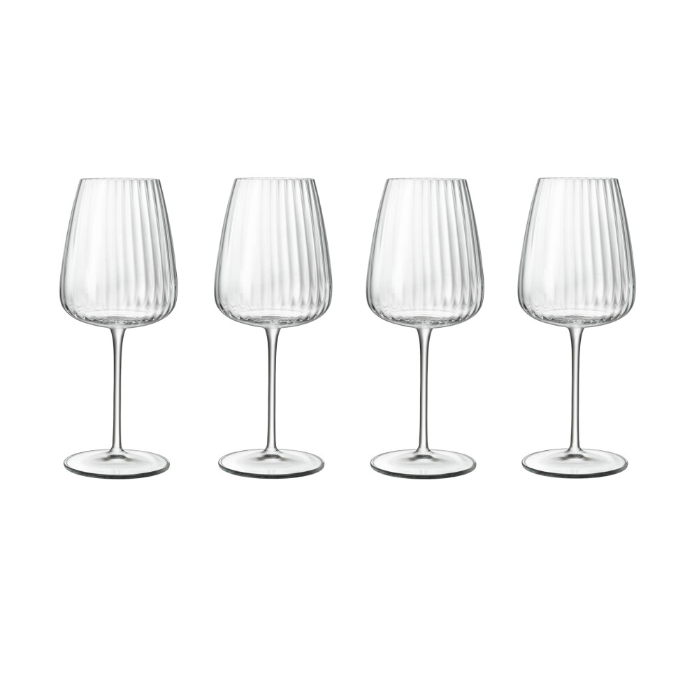 Optica Chardonnay Glasses - Dishwasher Safe, 550 Ml - Pack Of 4