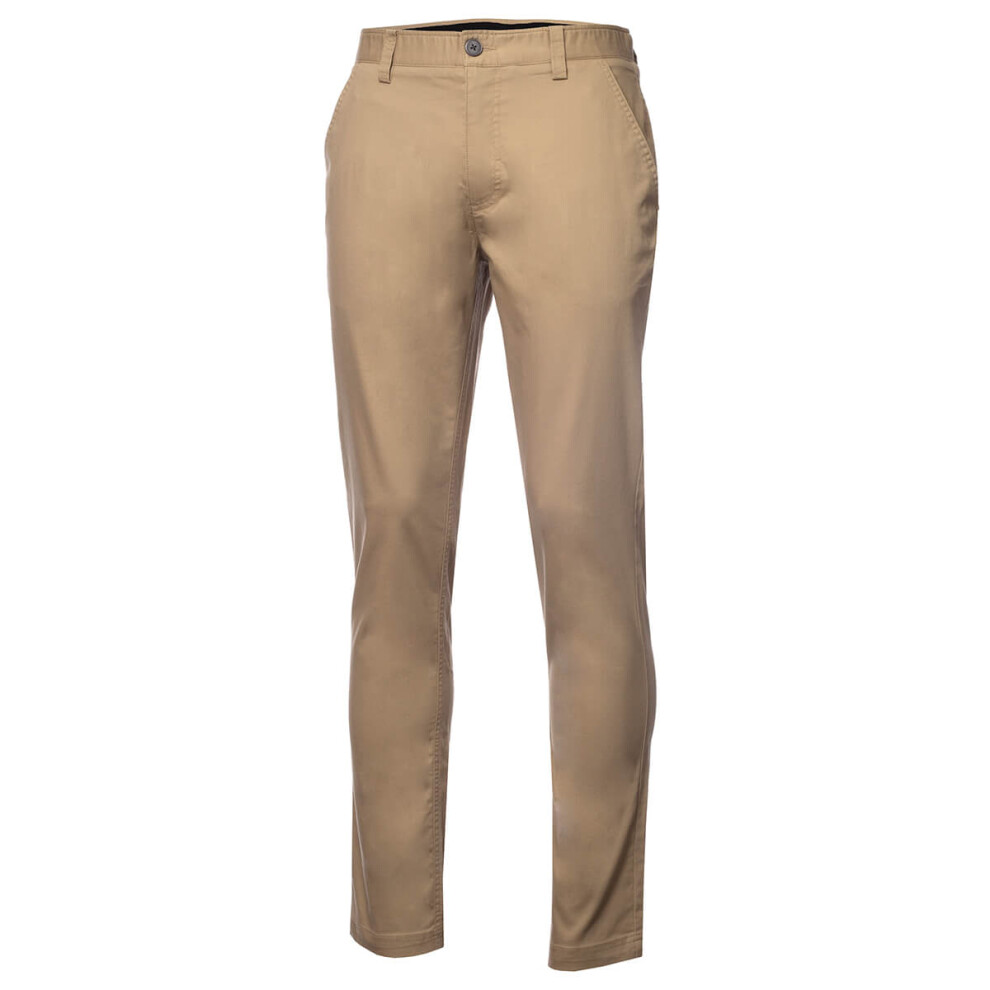 (38S, Sand) Calvin Klein Mens 2021 Humboldt Moisture Wicking Golf Trousers