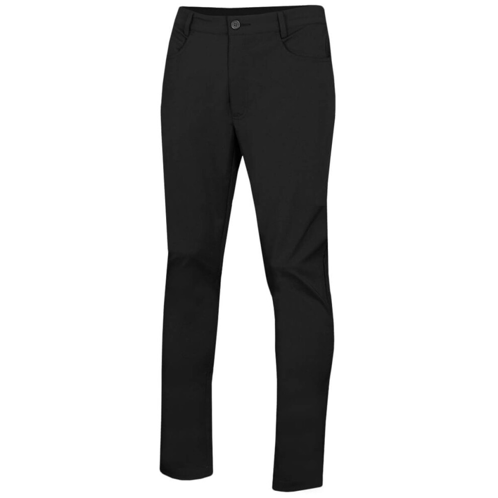 (38S, Black) Calvin Klein Mens 2021 Tech Slim Fit Lightweight Golf Trousers