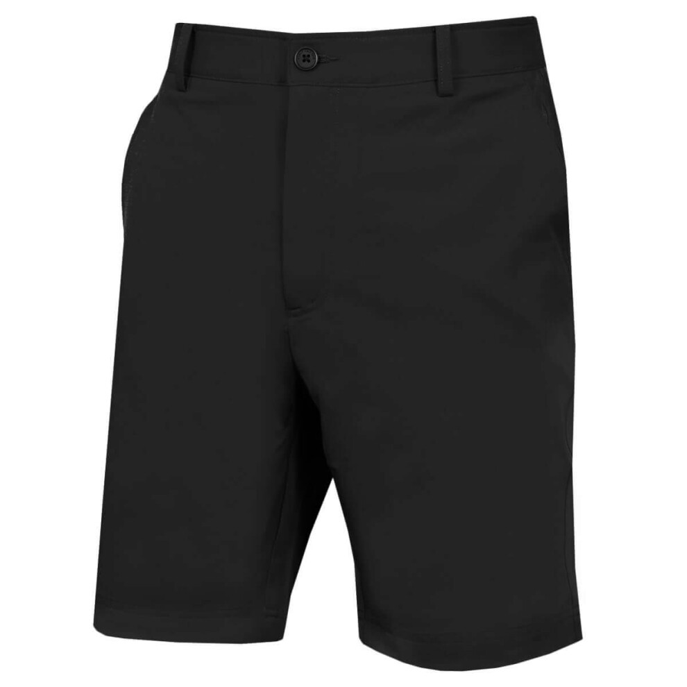 (42" Waist, Black) Calvin Klein Mens 2022 Slim Fit Micro Tech Lightweight Golf Shorts