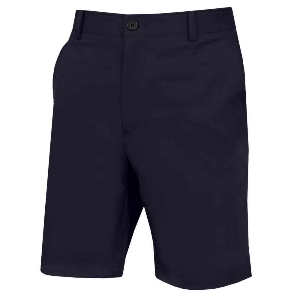 (32" Waist, Navy) Calvin Klein Mens 2021 Slim Fit Micro Tech Lightweight Golf Shorts