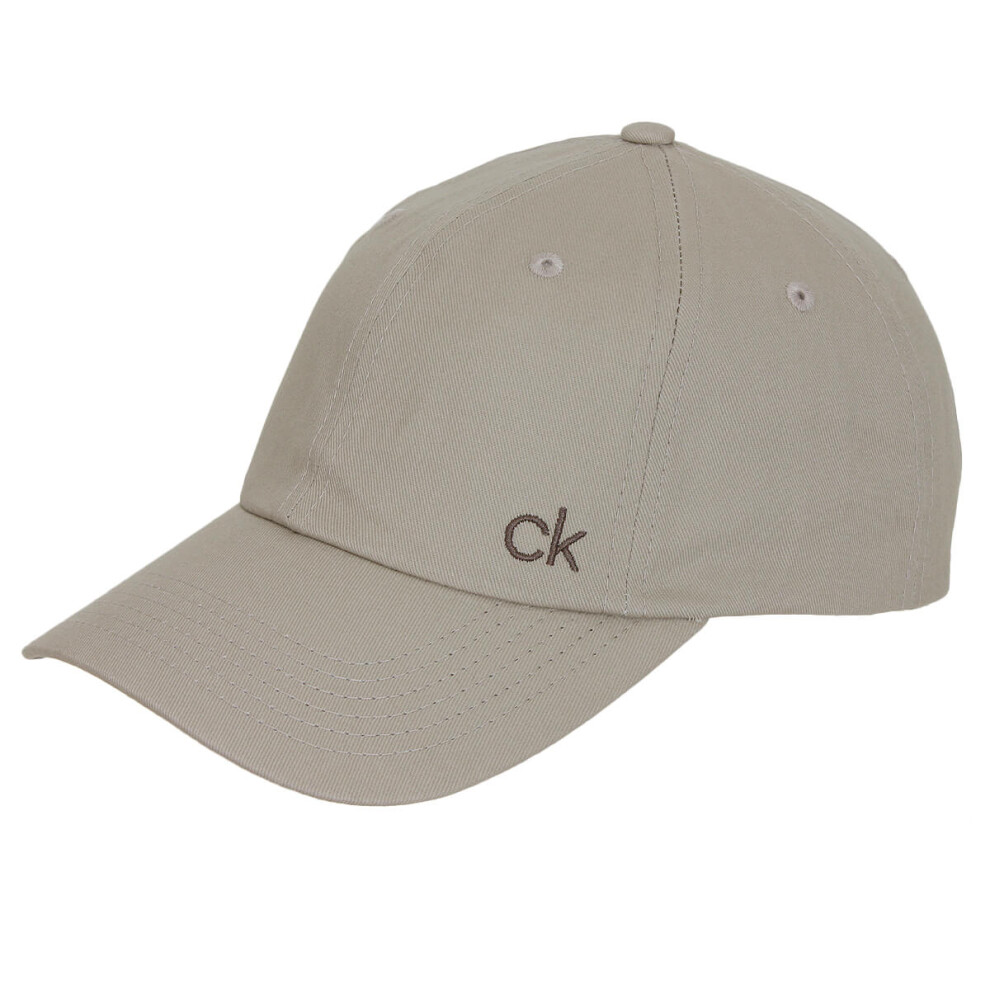 (One Size, Sand) Calvin Klein Mens 2021 Classic Cotton Adjustable 6 Panel Baseball Cap