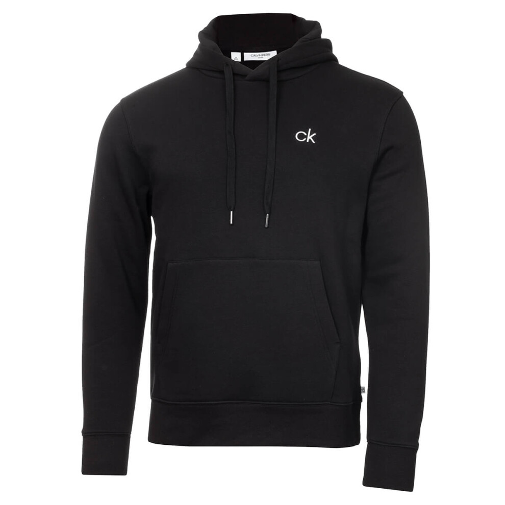 Calvin Klein (Xl, ) Mens 2021 Planet Performance Fleece Cotton Eco-Friendly Hoodie Black