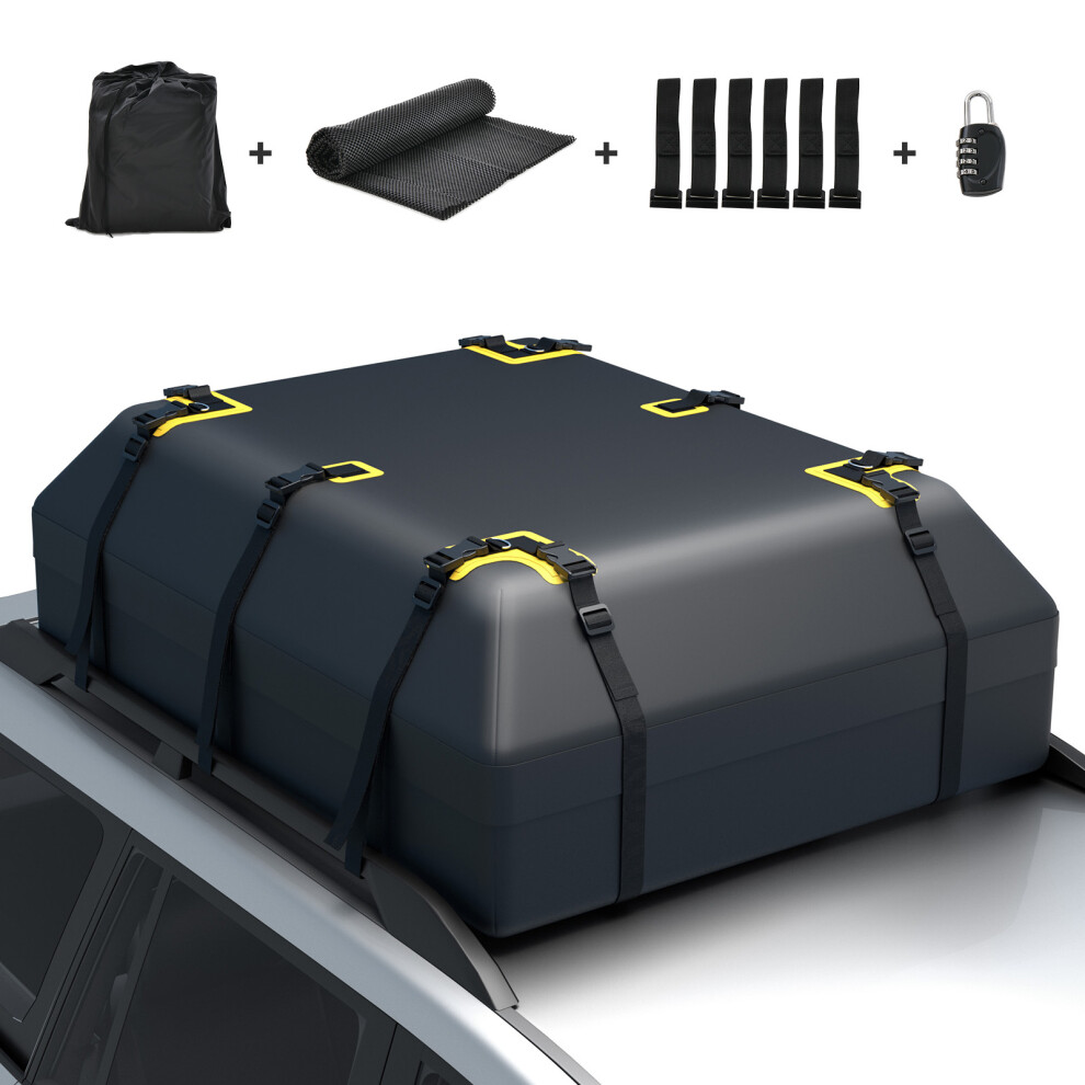 600L Car Roof Luggage Top Carrier Bag Travel Storage Rack Waterproof 798470230316