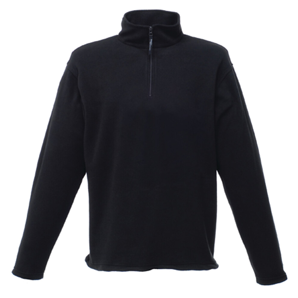 (XS, Black) Regatta Mens Micro Zip Neck Fleece Top