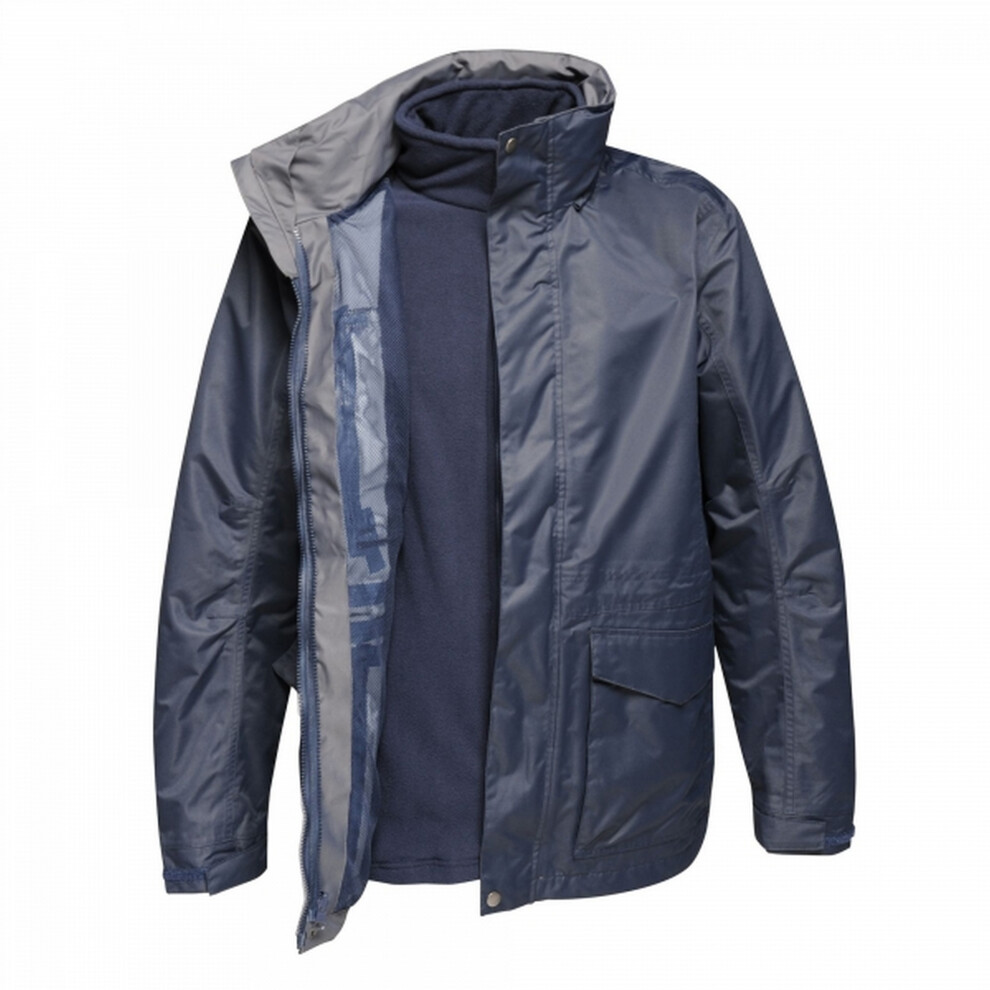 (S, Grey Blue) Regatta Mens Benson III Hooded Jacket