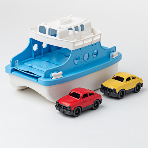 Green Toys Ferry Boat - Blue/White, Bath Toys, Boat Bath Toys, Bath Boat, Bath Toy Boat, Toddler Toys, Toy Boat, Eco Toys, Bath Toys for 3+ Year Olds