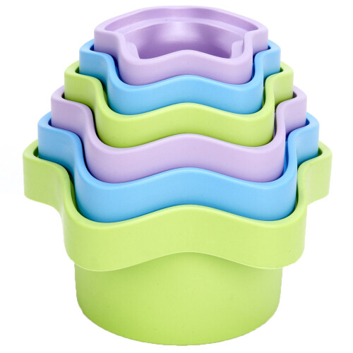 Green Toys Educational My First Stacking Cups, BPA Free 2