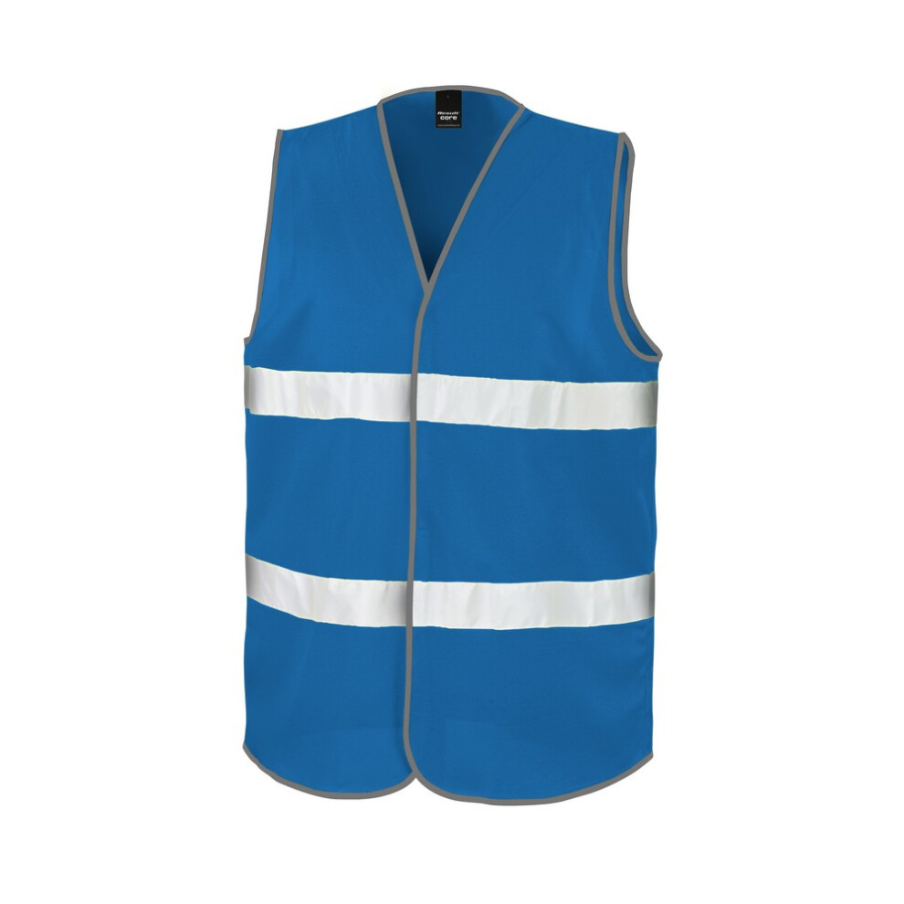 (2XL, Royal) Result Core Adult Unisex Motorist Hi-Vis Safety Vest