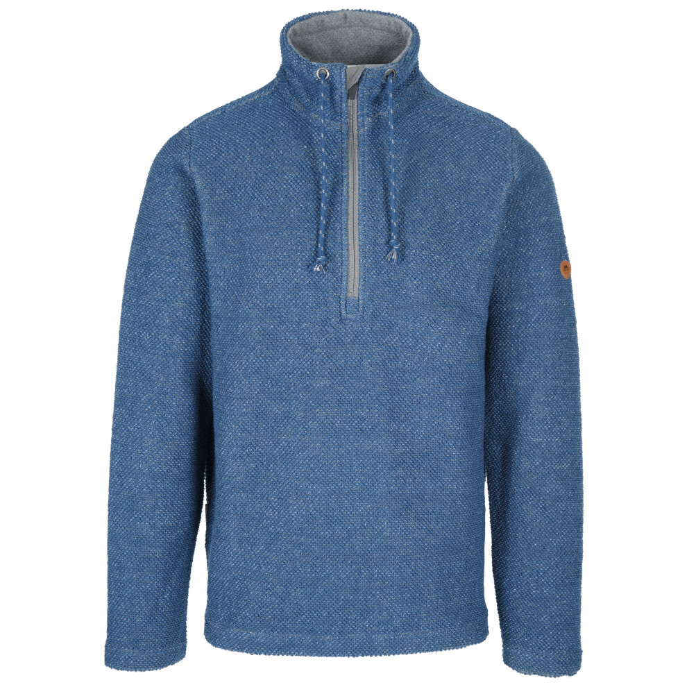 (XXL, Smokey Blue) Trespass Mens Sweatshirt 1/2 Zip Falmouthfloss