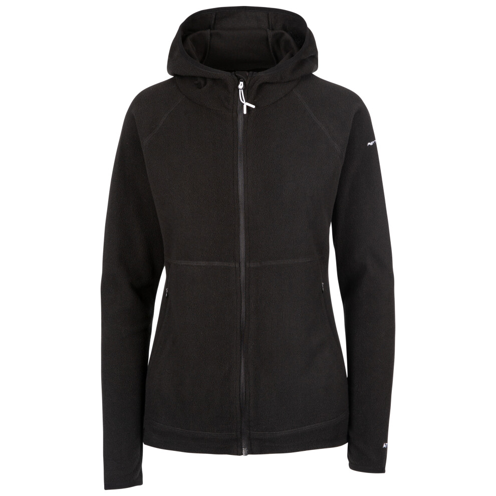 (10, Black) Trespass Womens Fleece Jacket Full Zip Mollo