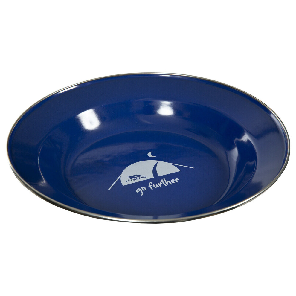 Trespass Enamel Plate Camping Food Dish