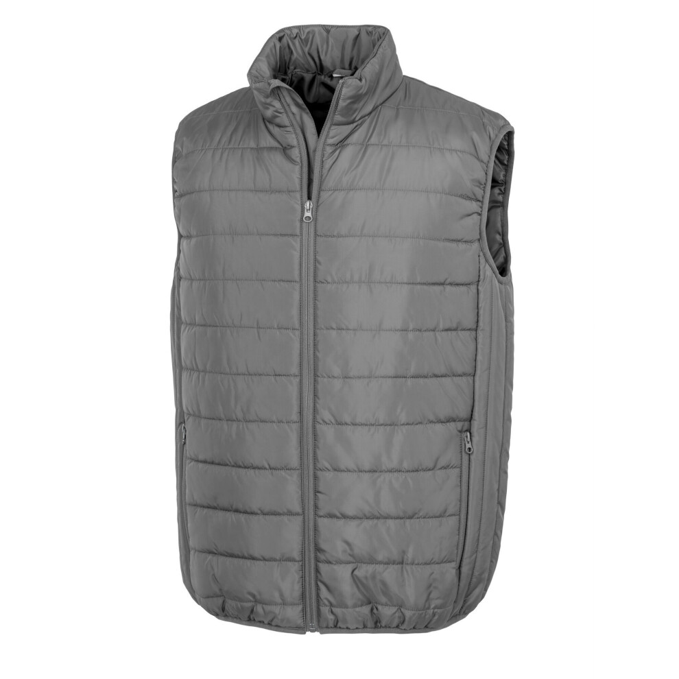 (XS, Grey) Result Core Mens Promo Padded Body Warmer