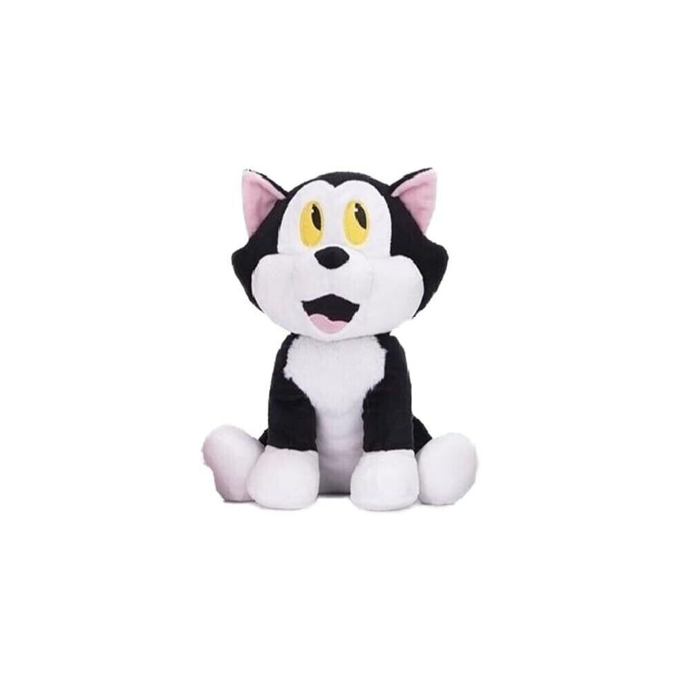 Disney Pinocchio 12" Soft Toy Plush Teddy Figaro Black Cat 30cm