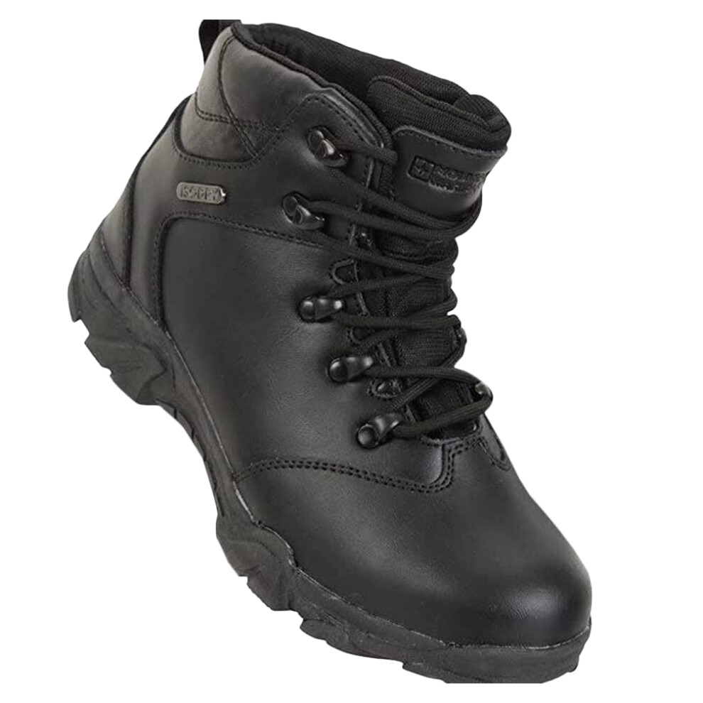 Mountain Warehouse Boys Black Childrens/Kids Canyon Waterproof Suede Walking Boots