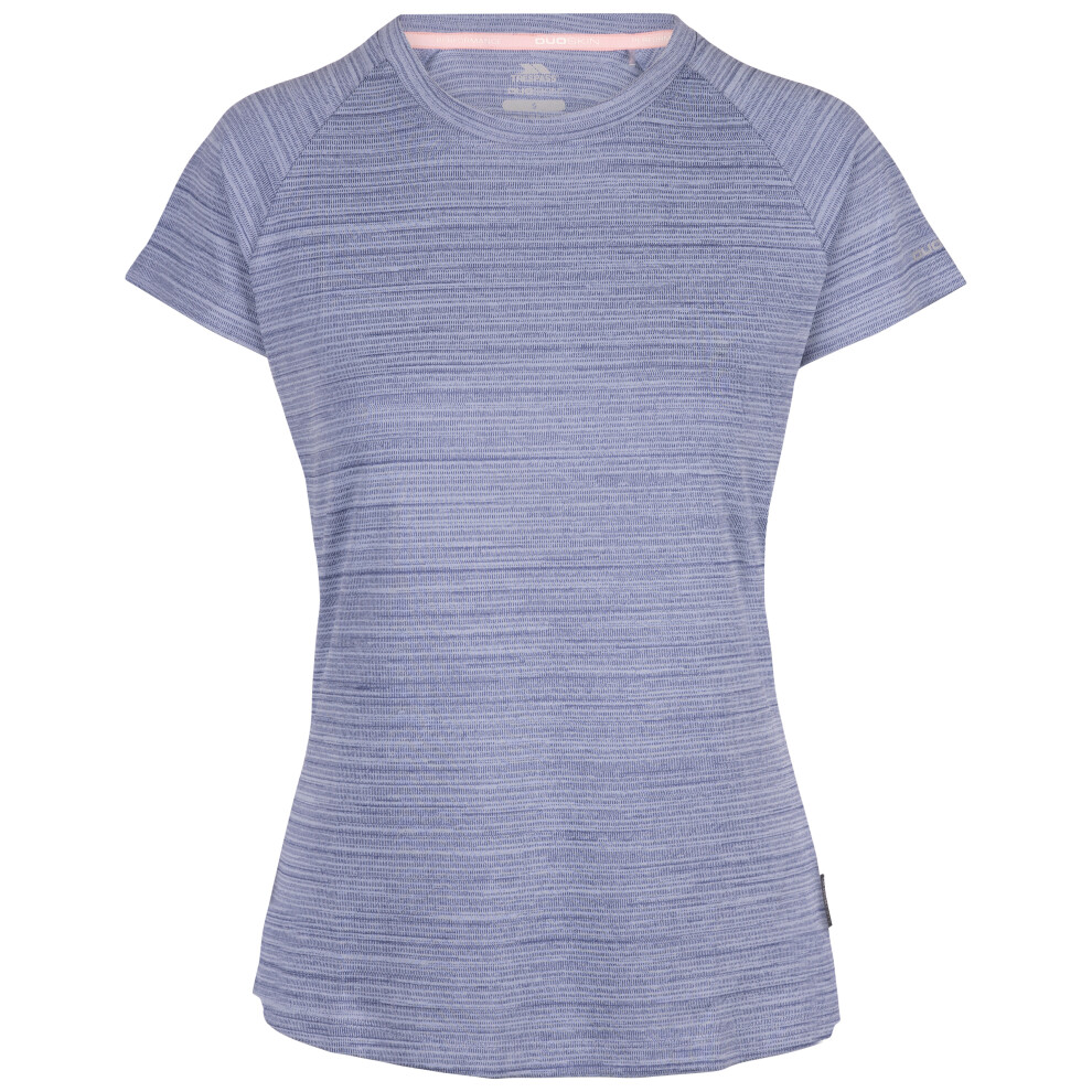 (12, Denim Blue Marl) Trespass Womens Active Top Quick Dry Vickland