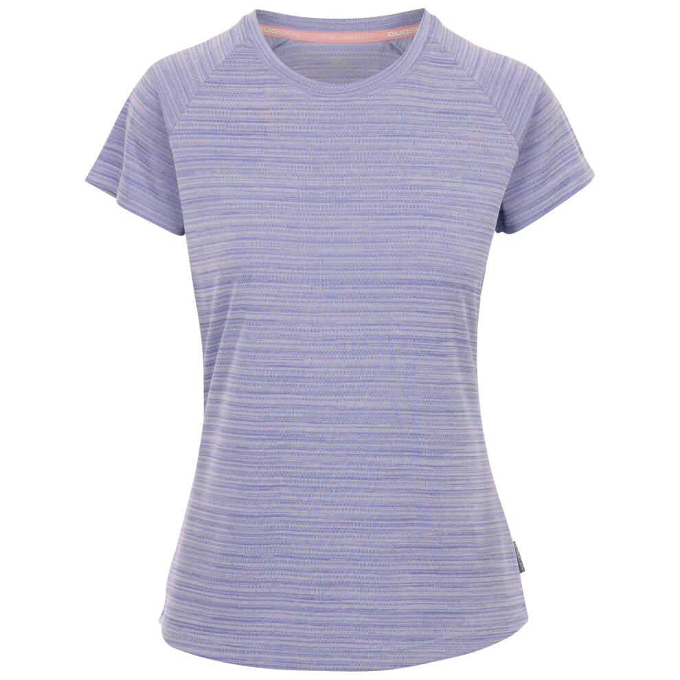 (14, Sky Blue Marl) Trespass Womens Active Top Quick Dry Vickland