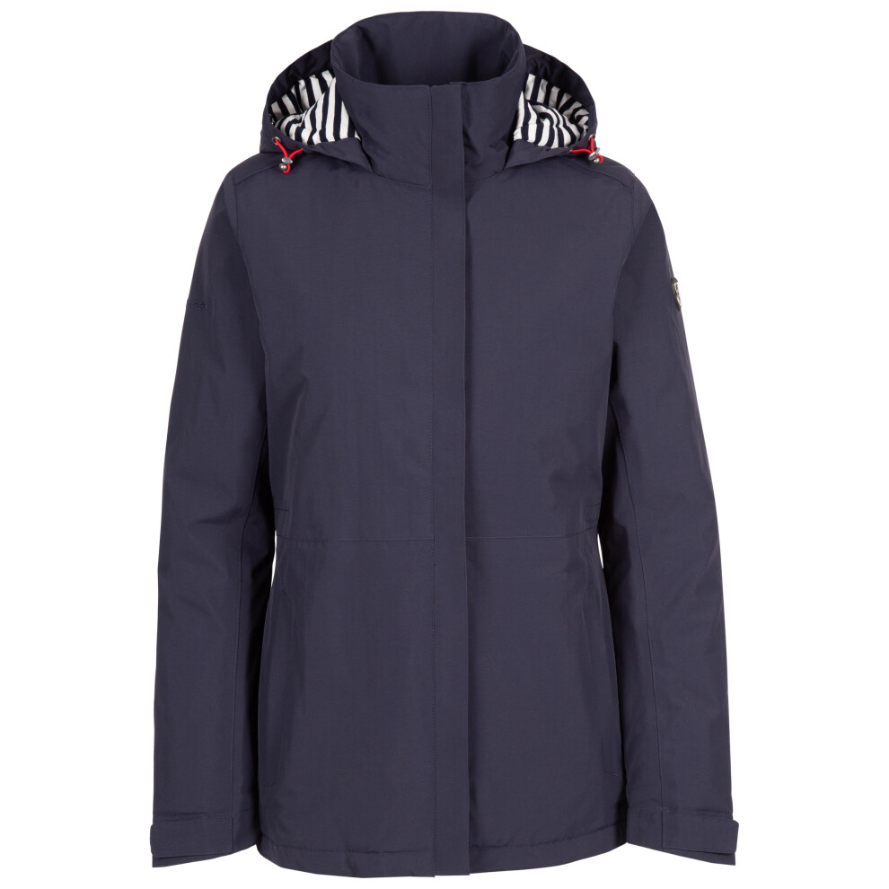 (12, Navy) Trespass Womens Waterproof Jacket Padded Frosty