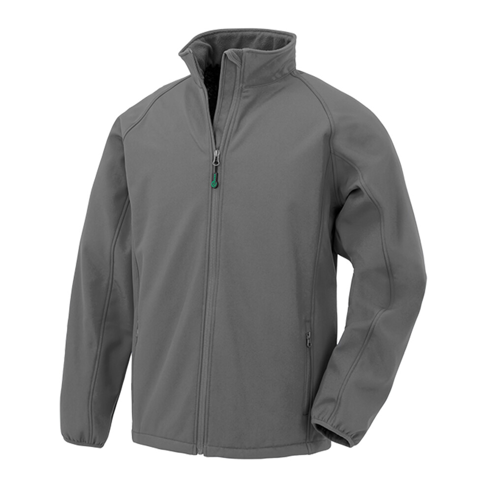 (3XL, Workguard Grey) Result Genuine Recycled Mens Printable Soft Shell Jacket