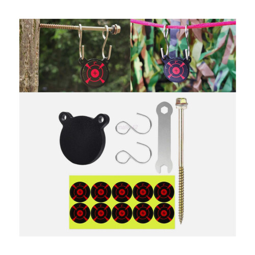 5mm Thick Panda Head Target Piece Tree standing Shooting Target 1
