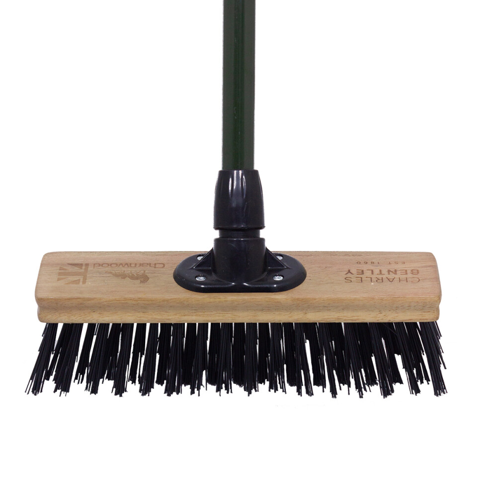 Charnwood 12" Stiff PVC Broom Garden Maintenance