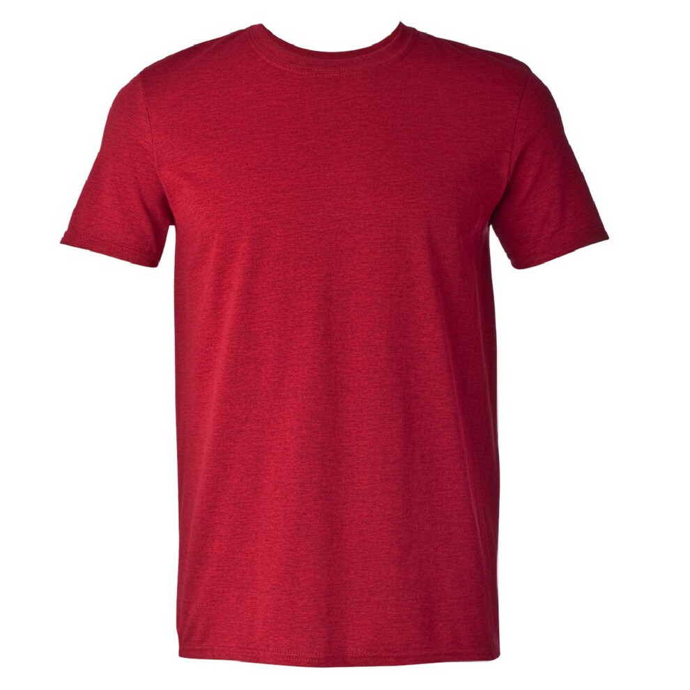 (2XL, Antique Cherry Red) Gildan Mens Short Sleeve Soft-Style T-Shirt