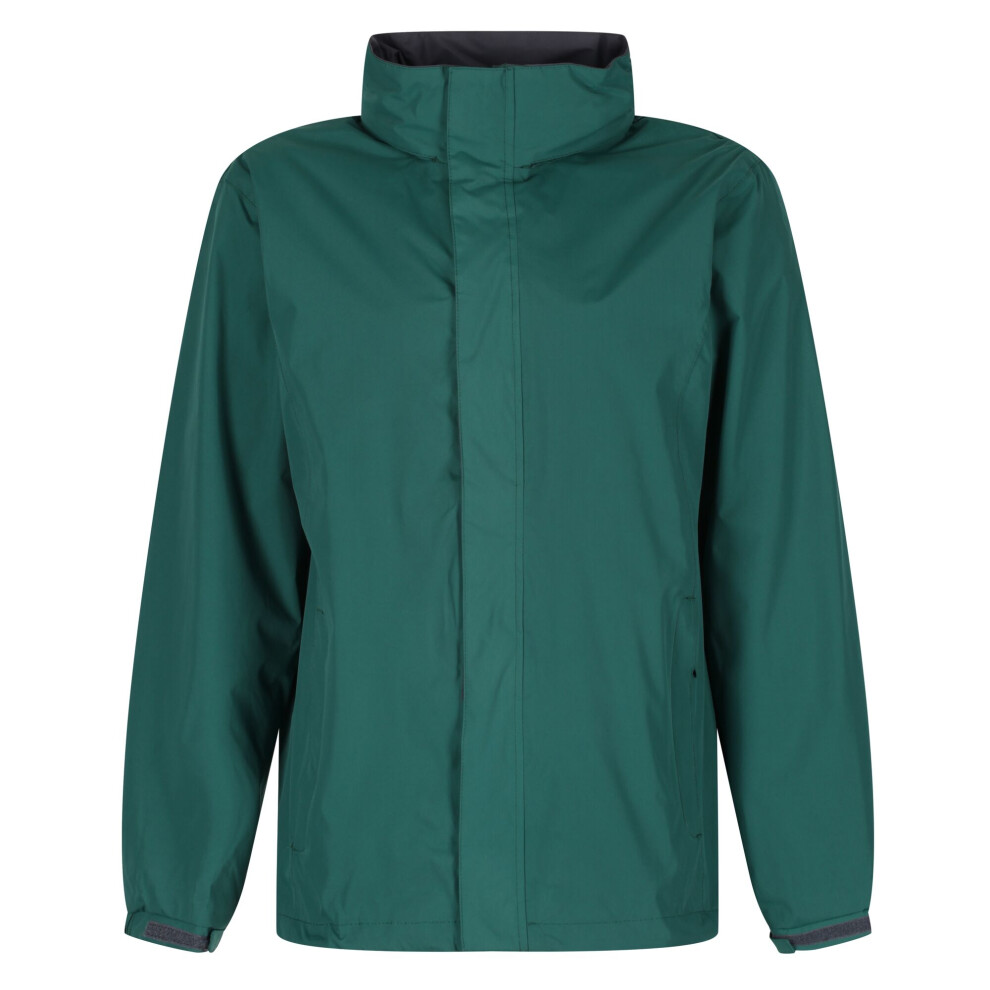 (S, Bottle Green/Seal Grey) Regatta Mens Standout Ardmore Jacket (Waterproof & Windproof)