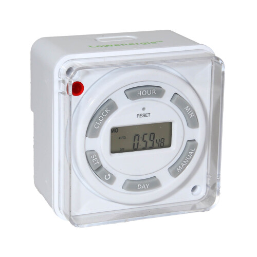 Lowenergie Lowenergie 7-Day Digital Immersion Heater Timer – 16A, Programmable Water Heating Control (up to 3600W) 2