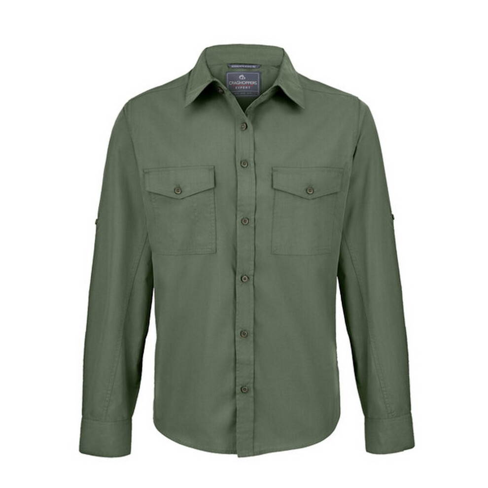 (XL, Dark Cedar Green) Craghoppers Mens Expert Kiwi Shirt