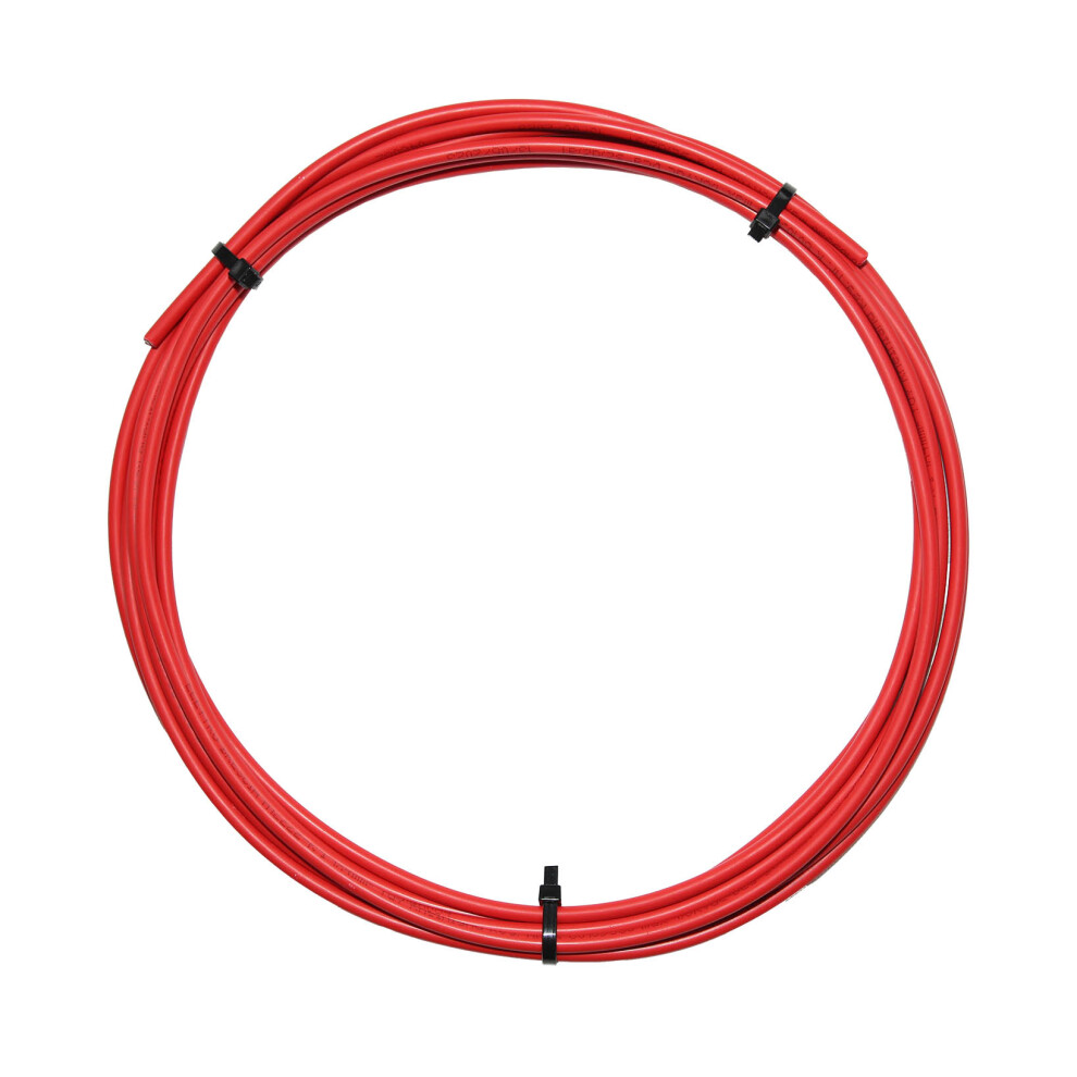 (1 metre) Solar Panel PV Cable, Cut to Length, TUV double insulated, 1800V, low voltage drop ( Red,) 4mmÂ². with or with our solar connector plugs