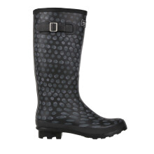 (6 UK, Black Print) Regatta Womens/Ladies Ly Fairweather II Tall Durable Wellington Boots