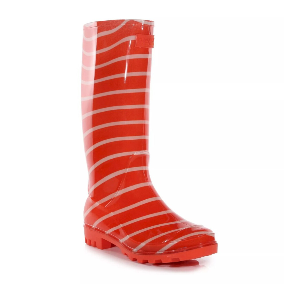 (6 UK, Crayon) Regatta Womens/Ladies Wenlock Striped Wellington Boots