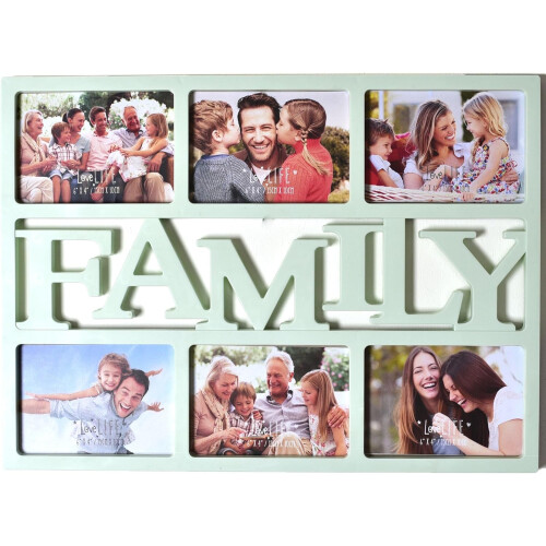 WIDDOP and Co. Family Photo Collage Photo Frame Multi Aperture