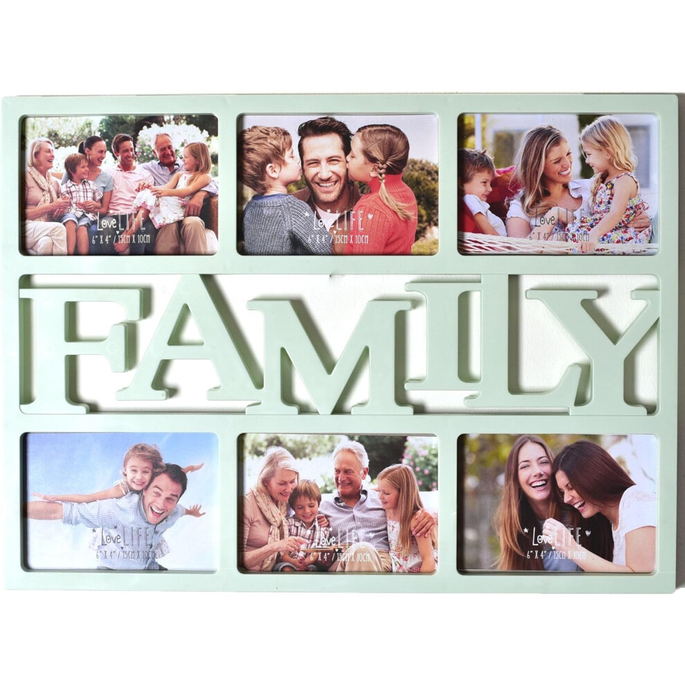 Family Photo Collage Photo Frame Multi Aperture