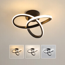 Modern LED Ceiling Light, 36W Ceiling Light, Black Acrylic LED Ceiling Light