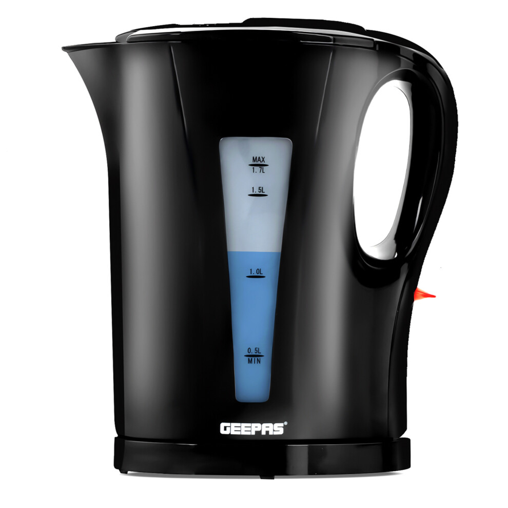 Geepas 1.7L Cordless Electric Kettle, Fast Boil Jug Kettle- 2200W