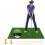 Costway 5ft x 4ft Golf Hitting Mat Grass Turf Train Aid W/ 2 Sticks & Rubber Tees 1
