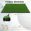 Costway 5ft x 4ft Golf Hitting Mat Grass Turf Train Aid W/ 2 Sticks & Rubber Tees 4