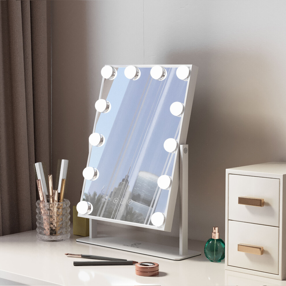 FENCHILIN 30x41cm Hollywood Vanity Mirror with Lights