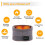 Rechargeable Lumbar Heating Pad, Wireless Heated Back Belt 3