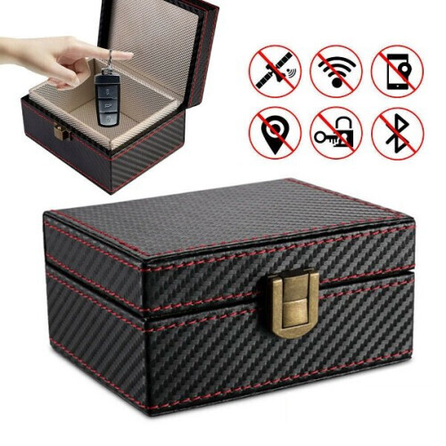 Car Key Faraday Box - RFID Signal Blocking Shielding Box Anti-Theft