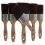 Coral Aspire Oval Paint Brush Set - 6 Piece 4