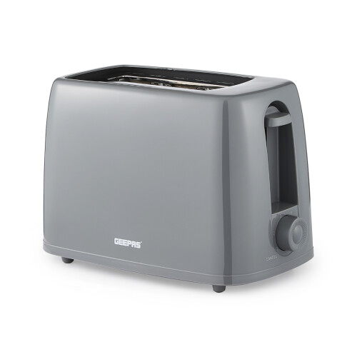 GEEPAS (Grey) Geepas 2Slice Toaster 6Level Browning Control 650W
