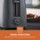 GEEPAS (Grey) Geepas 2Slice Toaster 6Level Browning Control 650W 5